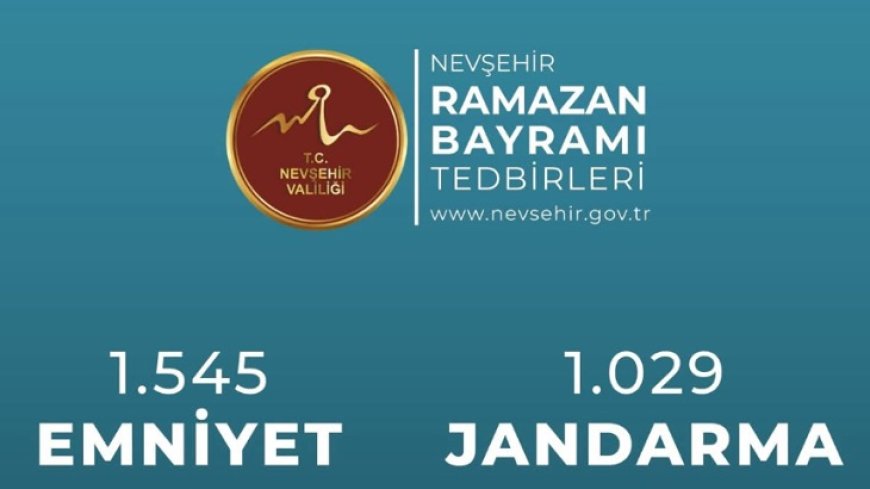 NEVŞEHİR'DE BAYRAMDA SIKI TEDBİRLER ALINDI